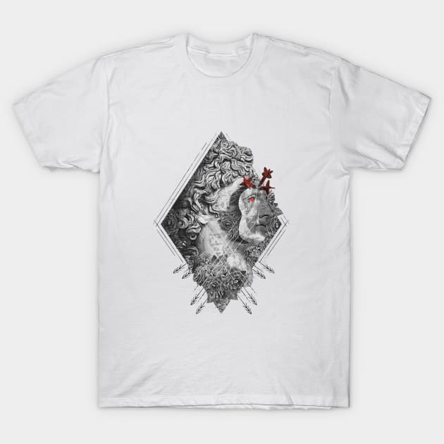 Red darts T-Shirt by psicostorms